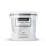 NovaTech Silk Matt White / Новатэк Силк Матт Вайт Краска декоративная с эффектом белого матового шелка