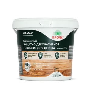 Аквалак KRONA махагон осенний 0,9л