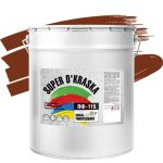 Эмаль Super Okraska ПФ-115 коричневая глянцевая 20 кг