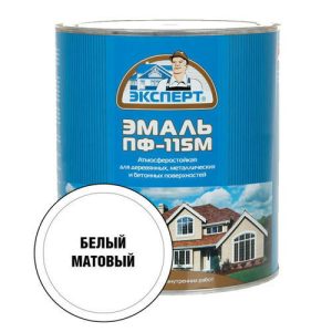 Эмаль ПФ-115М белая п/м Эксперт 2.7кг