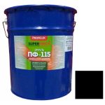 Эмаль Profilux Superprice ПФ-115 черная полуматовая 20 кг