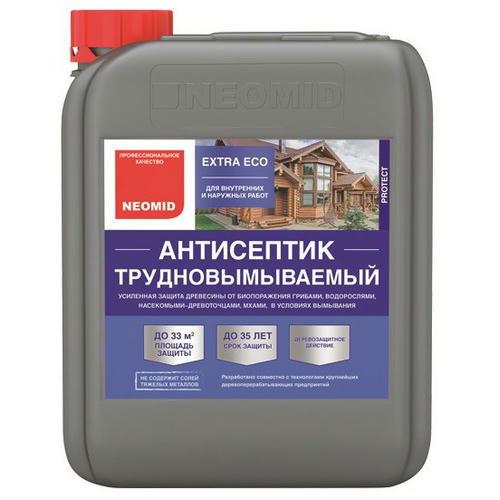 Антисептик трудновымываемый Neomid Extra Eco 10 кг