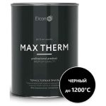 Эмаль термостойкая ELCON для печей 0,8кг чёрная