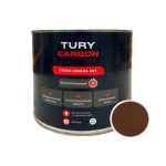 Грунт-Эмаль TURY Carbon RAL 8017 Шоколадно-коричневый 2,2 кг