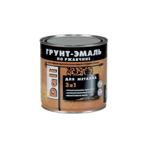 Dali грунт- эмаль по ржавчине 3 в 1 серая RAL 7004 2 л