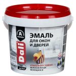 Эмаль для окон и дверей Dali база А 1 кг