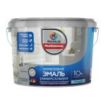 Эмаль акриловая универсальная Profilux Professional база 3 глянцевая прозрачная 10 кг