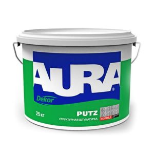 Штукатурка декор. AURA PUTZ DECOR 25 кг, короед 3,0 мм