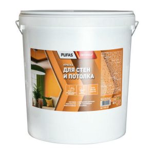Краска для стен и потолков Pufas Decoself морозостойкая (22,9 кг)