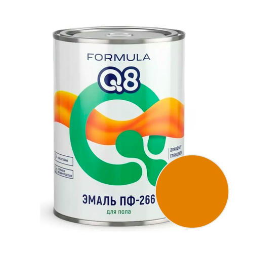 Эмаль FORMULA Q8 ПФ-266 Золотисто-коричневый 0,9 кг