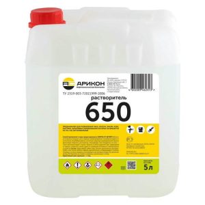 Расстворитель 650 ТУ 5 л пэт/канистра