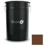 Грунт-эмаль по ржавчине Elcon 3 в 1 RAL 8017 коричневая 25 кг