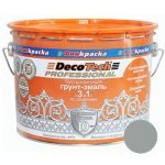Грунт-эмаль DecoTech Professional 3 в 1 00-00015854 серый под RAL7004 1,8 кг