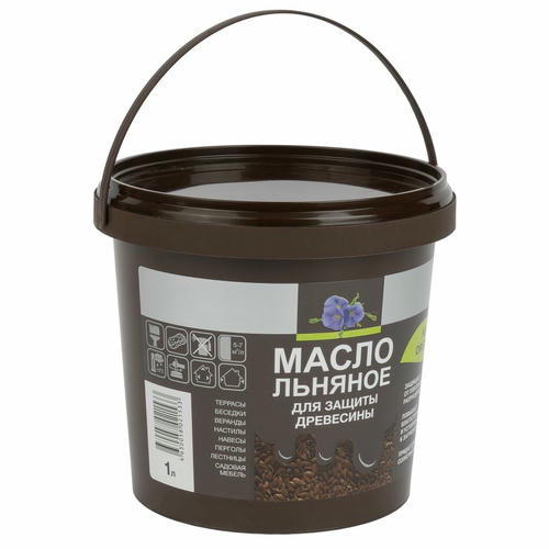 Масло льняное для пропитки древесины,1 л — изображение 2