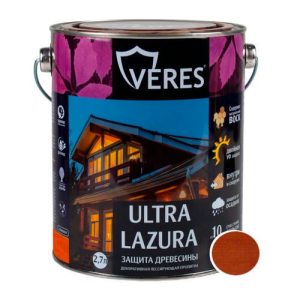 Декоративный антисептик VERES Ultra Lazura №17 Золотой бор 2,7 л