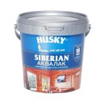 Лак акриловый бесцветный HUSKY SIBERIAN 0,9л