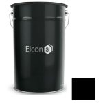 Эмаль термостойкая Elcon КО-8111 500 градусов чёрная 25 кг