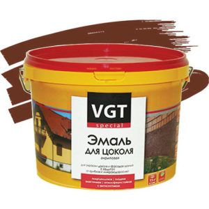 Эмаль акриловая для цоколя VGT Профи ВД-АК-1179 шоколадная 2,5 кг