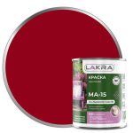 Краска масляная ЛАКРА МА-15 красная 0,9кг