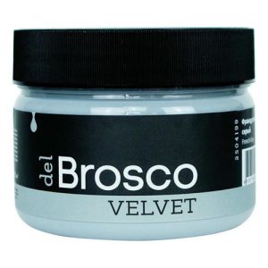 Краска акриловая DEL BROSCO Velvet интерьерная 0,25л серая