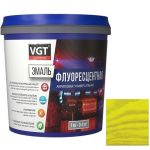 Эмаль универсальная флуоресцентная VGT лимонно-желтая 1 кг