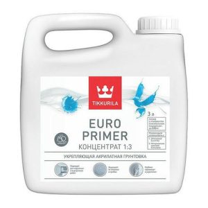 Грунтовка Tikkurila Euro Primer 3 л
