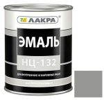 Эмаль Лакра НЦ-132 глянцевая серая 0,7 кг