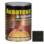 Бальзам масло для древесины Акватекс Эбеновое дерево 0,75 л