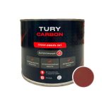 Грунт-Эмаль TURY Carbon RAL 3005 Винно-красный 2,2 кг