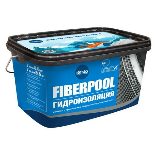 Гидроизоляция KESTO Fiberpool полимерная 7кг
