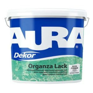 Лак декоративный AURA Organza Lack перламутр 1кг