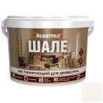 Лак акриловый для древесины Акватекс Шале белый 9 кг