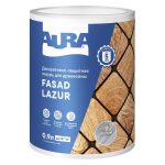 Средство деревозащитное Aura Fasad Lazur белая 0,9л