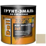 Грунт-эмаль по ржавчине Dali 3 в 1 гладкая RAL 1014 слоновая кость 0,75 л