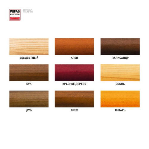 Лак ХВ-784 Pufas Decoself орех (0,5 л) — изображение 2