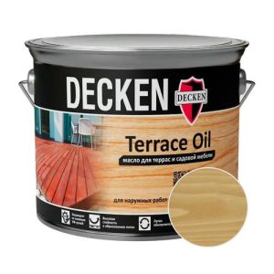 Масло DECKEN Terrase Oil Wood для террас Дуб 2,5 л