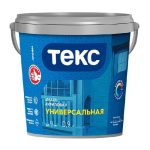 Эмаль универсальная Текс акриловая глянцевая D (0,9 л)