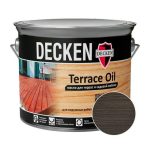 Масло DECKEN Terrase Oil Wood для террас Эбен 2,5 л