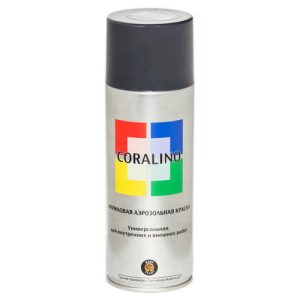 Краска аэрозольная CORALINO RAL 7024 графитовый серый 520мл