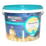 Краска декоративная ARTIGIANO Travertino 2,5л белая
