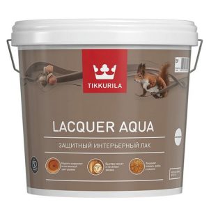 Лак интерьерный Tikkurila Lacquer Aqua EP полуглянцевый 9 л