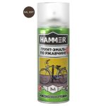 Грунт-эмаль аэрозольная HAMMER по ржавчине 520мл RAL8017 шоколадная
