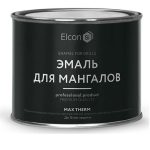 Эмаль термостойкая для мангалов Elcon Max Therm 1000 градусов чёрная 0,4 кг
