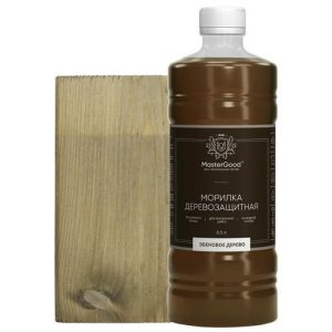 Морилка деревозащитная MASTERGOOD эбеновое дерево 0,5л