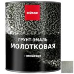Грунт-эмаль молотковая Mokke 5883 серебристая 1,8 кг