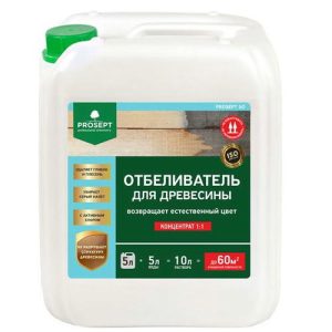 Отбеливатель для древесины Prosept 50 001-5 концентрат 1:1 5 л