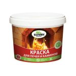 Краска для печей ECOTERRA,2.5кг, цвет: красно-коричневая