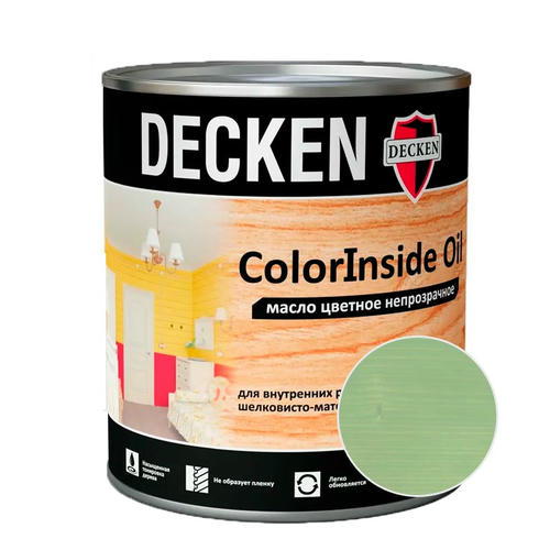 Масло DECKEN Color Inside Oil Scandi Фисташка 0,75 л
