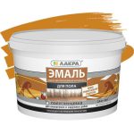 Эмаль акриловая Лакра для пола золотисто-коричневая 2,4 кг