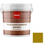 Эмаль акриловая для пола полуматовая Mокке 10300 золотисто-коричневая 2,4 кг